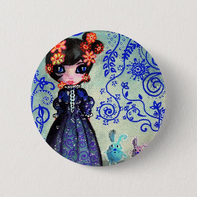 fille aux lapinous knapp (Framsida)