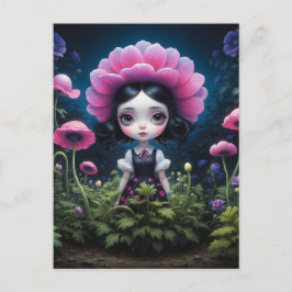 Fille mystérieuse inspiration Mark Ryden Vykort