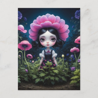 Fille mystérieuse inspiration Mark Ryden Vykort