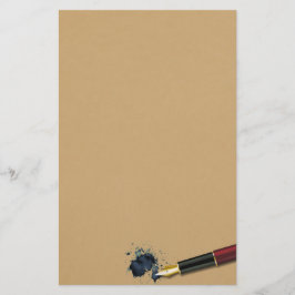 Filler Fontän Pen w/ Bläck-fack - Papper