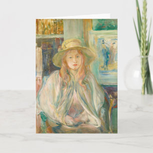 Fillette au Chapeau de Paille   Berthe Morisot Kort