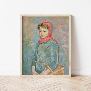 Fillette Portant un Panier Berthe Morisot Poster