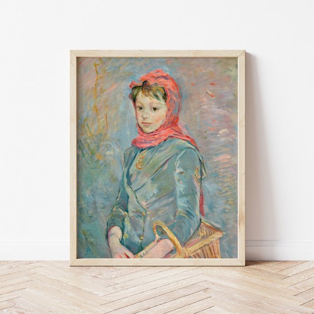 Fillette Portant un Panier | Berthe Morisot Poster (Skapare uppladdad)