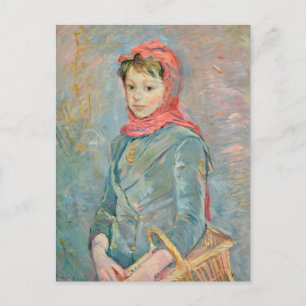Fillette Portant un Panier Berthe Morisot Vykort