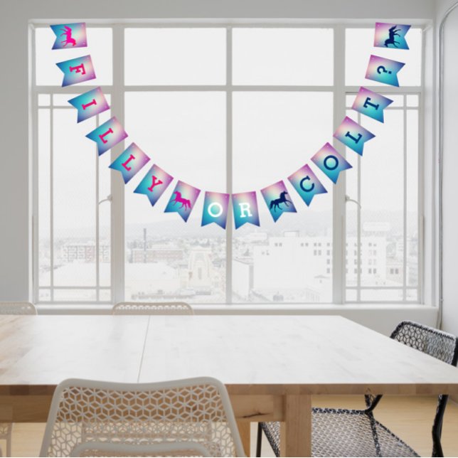 Filling- eller färgbindning av Rosa och blått Gend Vimplar (Skapare uppladdad)