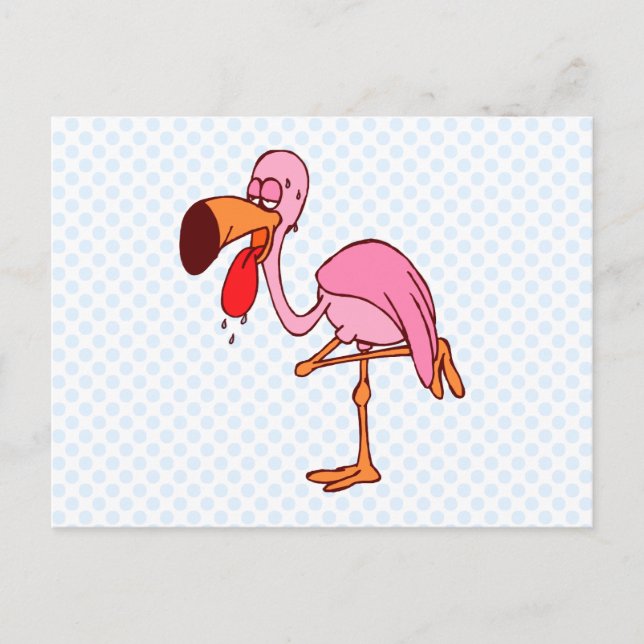 Fillip Flamingo Vykort (Framsida)