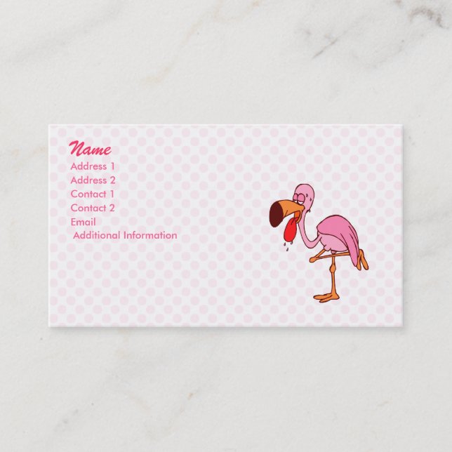 FillipFlamingo Visitkort (Framsida)