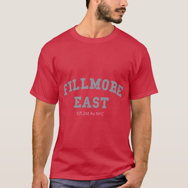 Fillmore East NYC vänner T Shirt (Framsida)