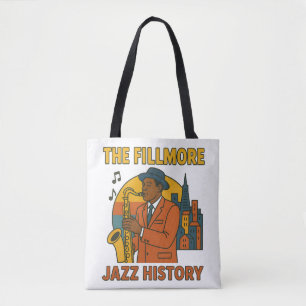 Fillmore Jazz.Tote Bag Tygkasse