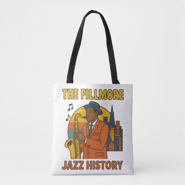 Fillmore Jazz.Tote Bag Tygkasse (Framsida)