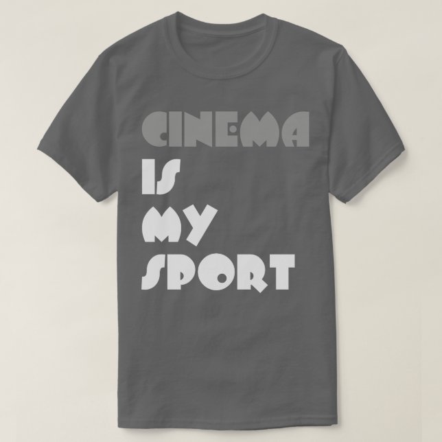 Film är min vita form för idrott t shirt (Design framsida)