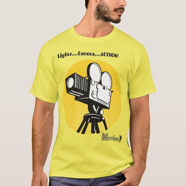 Film Camera Graphic T-Shirt (Framsida)