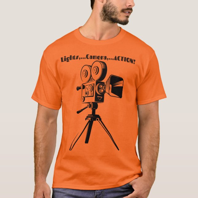 Film Camera Graphic T-Shirt (Framsida)