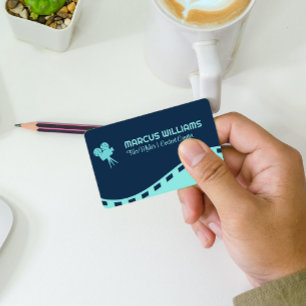 Film Camera-Logotyp   Direktör Visitkort