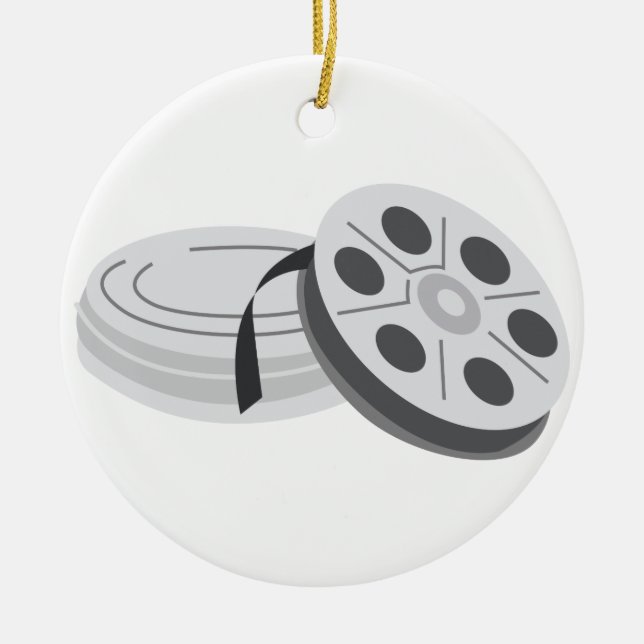 Film Cans Julgransprydnad Keramik (Framsidan)