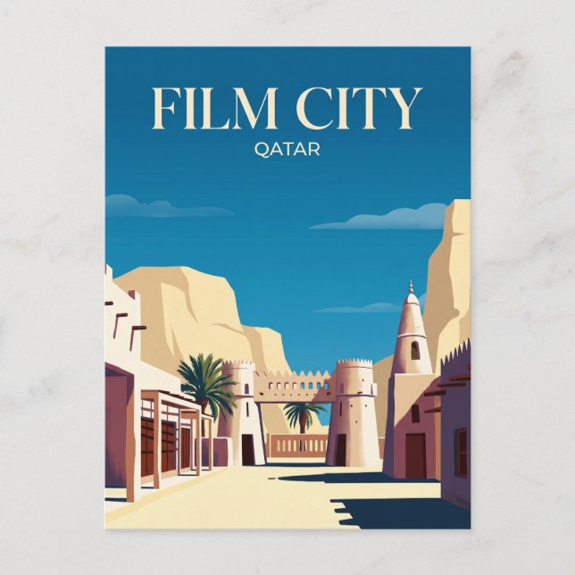 Film City, Zekreet Qatar Vykort (Framsida)