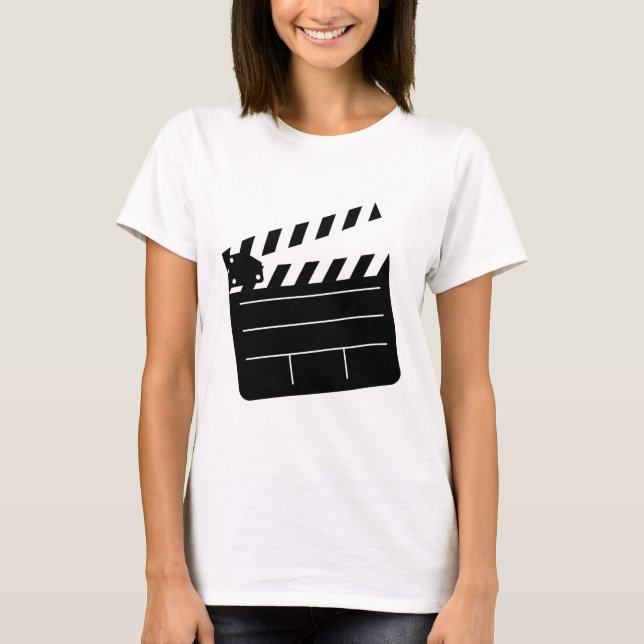 Film Clapboard T-Shirt – Movie & Filmmaking Graphi (Framsida)