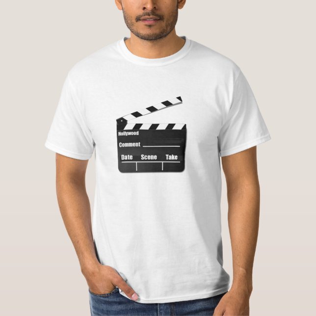 Film Clapperboard T Shirt (Framsida)