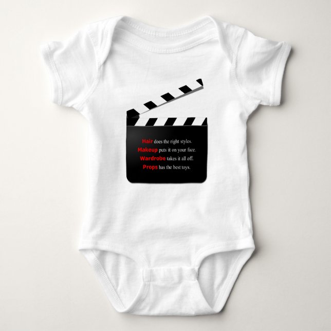 Film Crew Tot Hair and Makeup T Shirt (Framsida)
