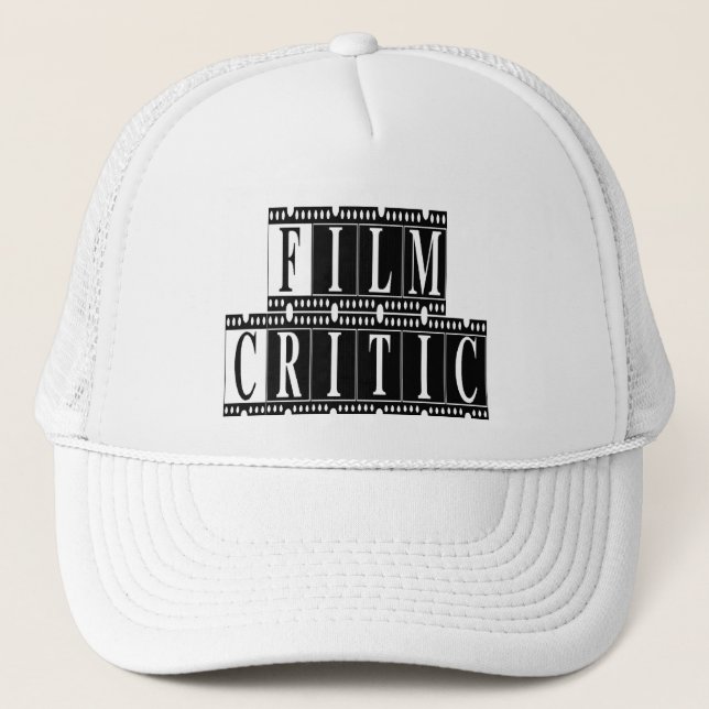 Film Critic T-shirts och presenter. Truckerkeps (Framsida)