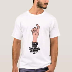 Film den roliga T-tröja för glänsande vänskapf T Shirt