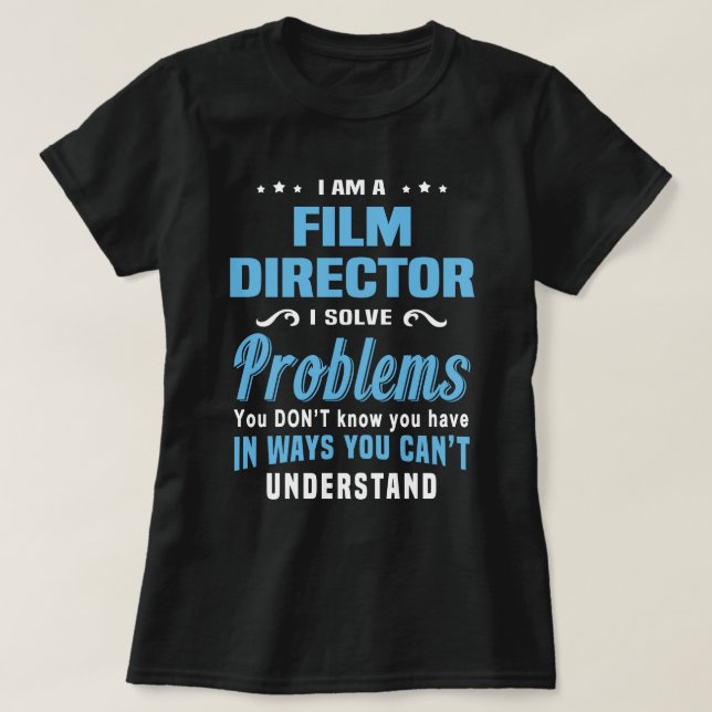 Film Director T Shirt (Design framsida)