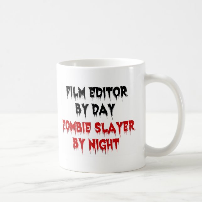 Film Editor Zombie Sayer Kaffemugg (Höger)