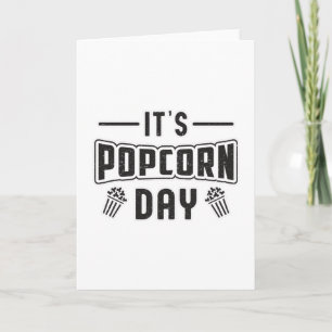 Film för filmpopcorn-snack-filmpopp kort