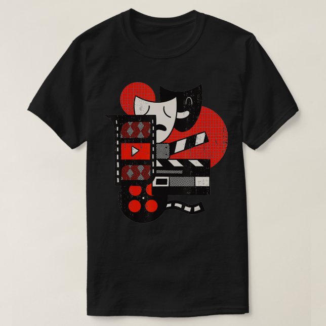 Film för filmregissören Videofilm T Shirt (Design framsida)