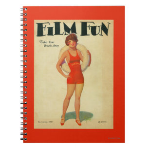 Film Fun Magazine Omslag 2 Anteckningsbok Med Spiral