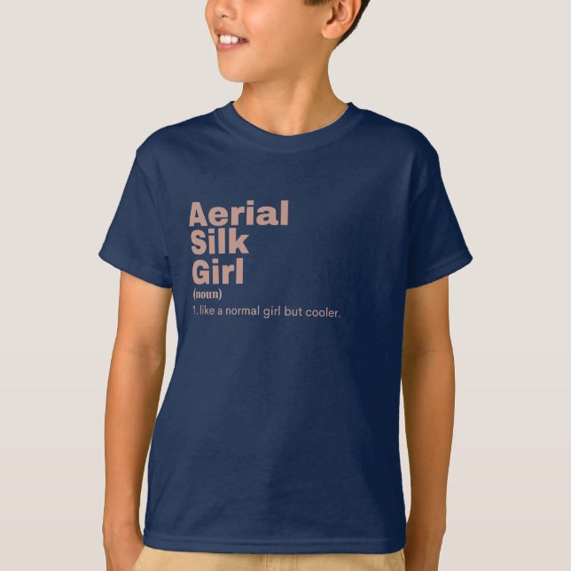 Film Girl - Aerial Silke T Shirt (Framsida)