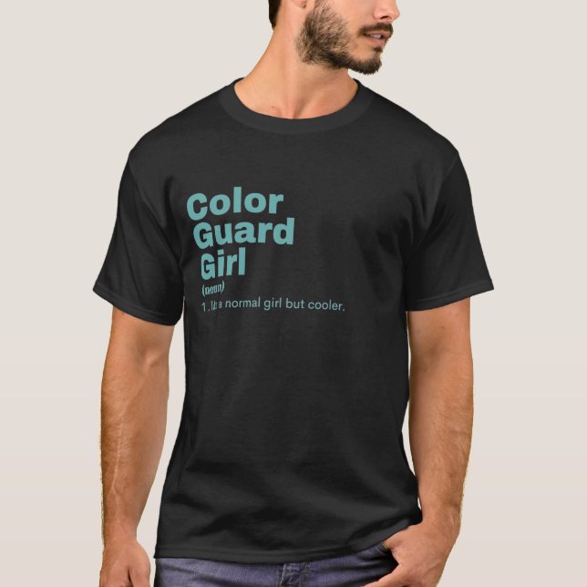 Film Girl - Färg Guard T Shirt (Framsida)