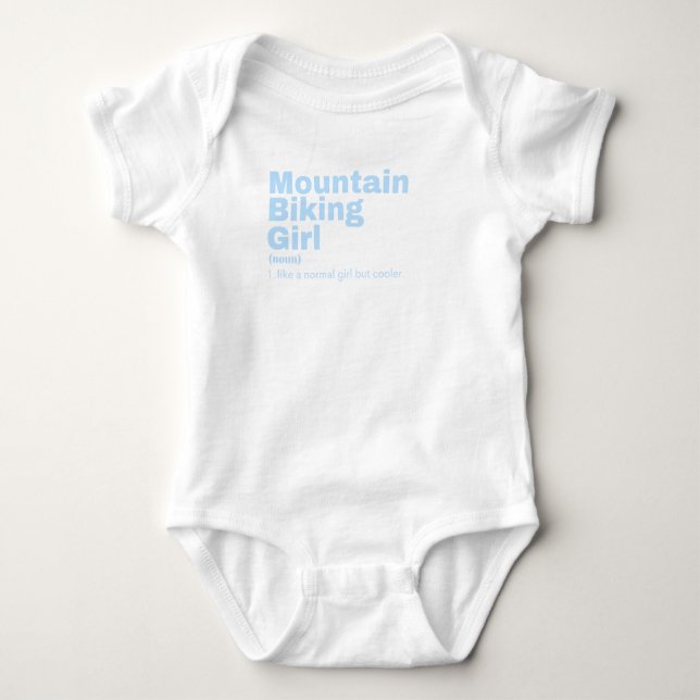 Film Girl - Mountain Biking T Shirt (Framsida)
