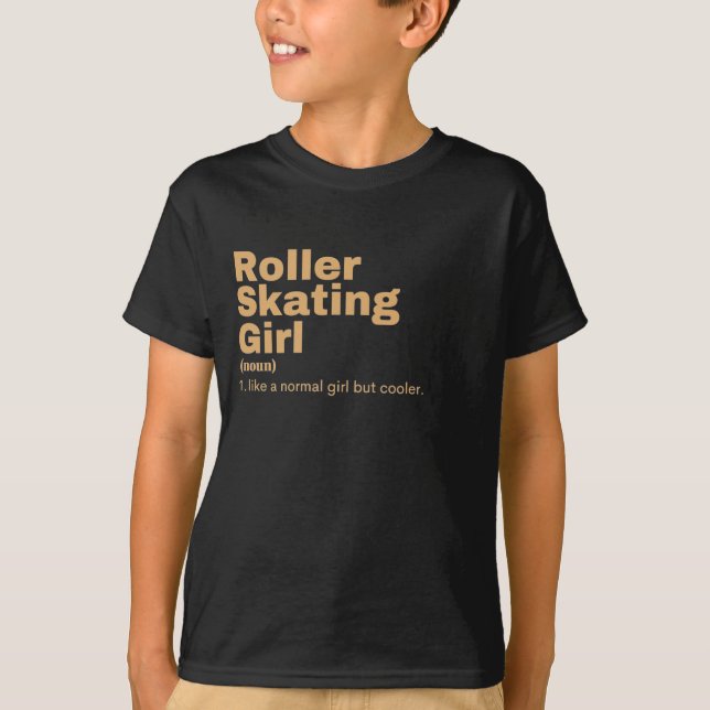 Film Girl - Roller Skating T Shirt (Framsida)