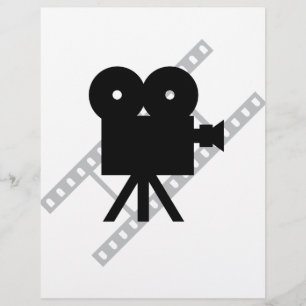 film kamera ikon reklamblad