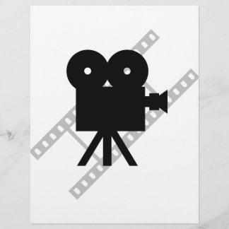 film kamera ikon reklamblad