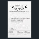 Film Kärlek Quotes-duschspelsbonde Flygblad<br><div class="desc">Njut av möhippan med de här enkla och söta spelen. Kolla in vår samling för fler möhippor i samma stil. Observera att dessa spel inte går att redigera.</div>