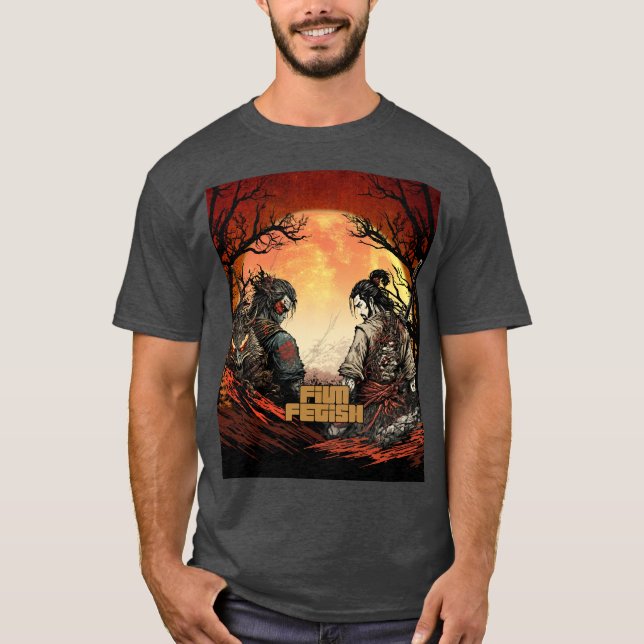 Film Kung fu Film Fight Scene Action T-Shirt (Framsida)