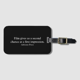 Film Luggage Tag Bagagebricka
