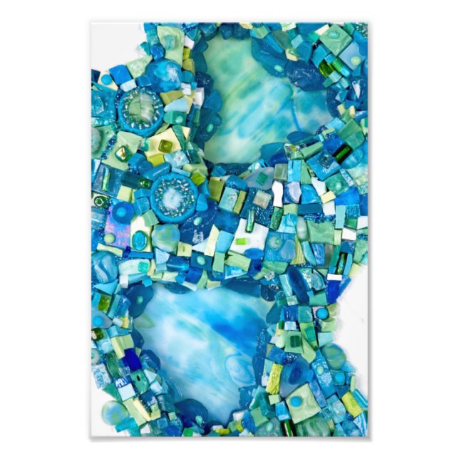 Film med blandad media Mosaic Fototryck (Framsidan)