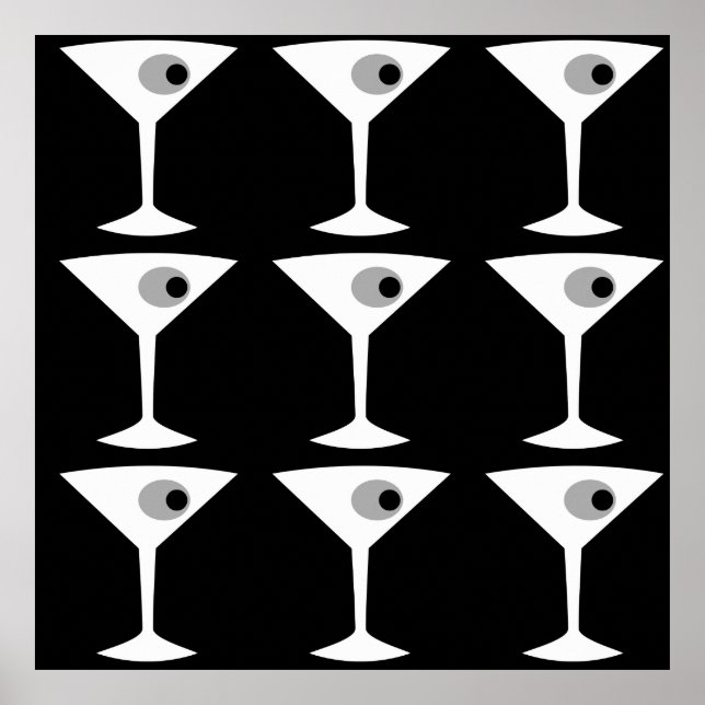 Film Noir annan Martini Poster (Framsidan)