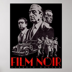 Film Noir - Klassiska filmer Poster