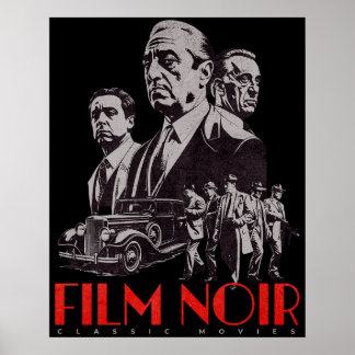 Film Noir - Klassiska filmer Poster