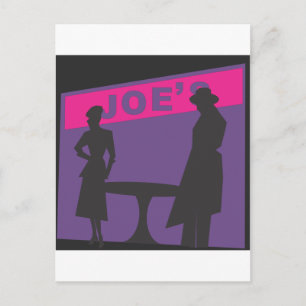 Film Noir Scene Vykort