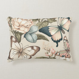 Film och blommor prydnadskudde