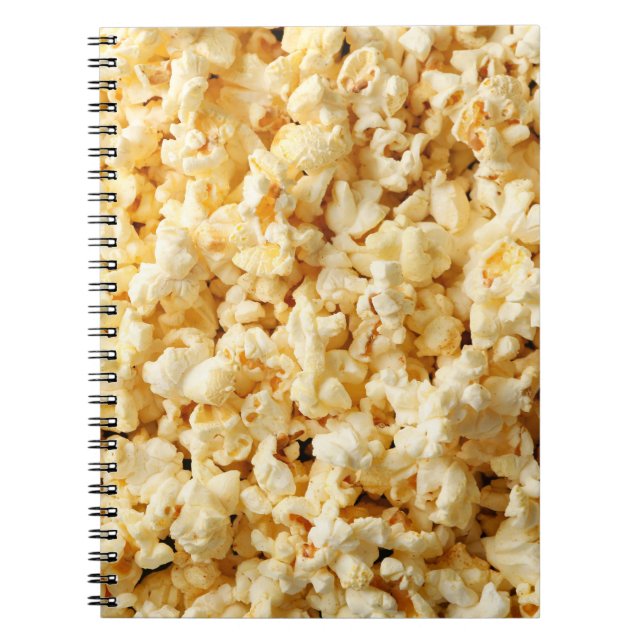 Film Popcorn Fullt Background. Anteckningsbok (Framsidan)
