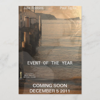 Film Poster Inbjudan