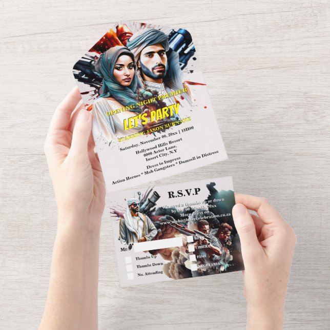 Film poster spion drama arabic triller-vuxnor (Tearaway)