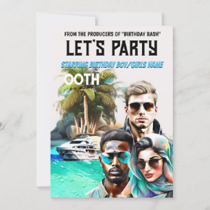 Film poster vuxnor för spionprogram inbjudningar