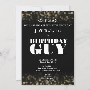 Film postersstil inbjudningar